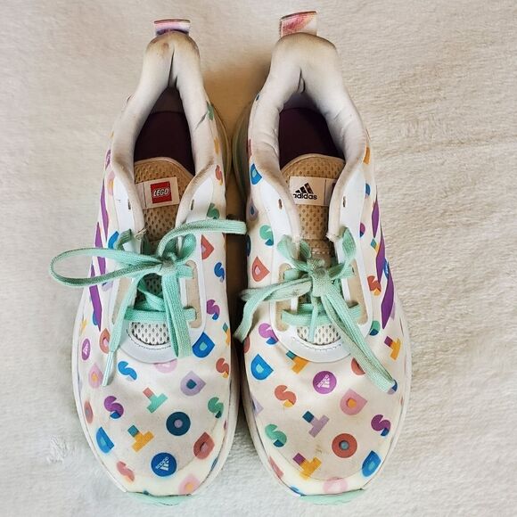 Adidas Legos DOTS Fortarun Running Shoes Size 4.5 - Picture 1 of 11